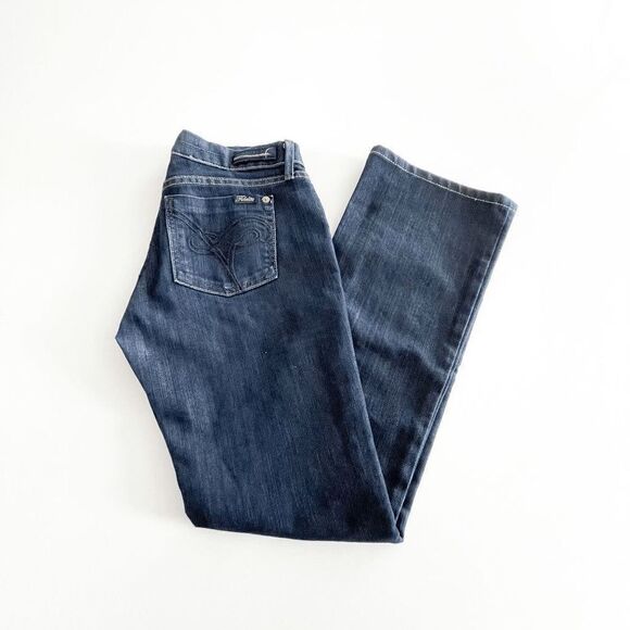 Fidelity Denim Womens Japan Rose Viper Rinse Bootcut Denim Jeans Blue Size 28 - Picture 1 of 11